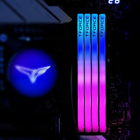 TEAMGROUP T-Force Delta RGB DDR5 Ram 32GB (2x16GB) 6000MHz PC5-48000 CL38 TEAMGROUP T-Force Delta RGB DDR5 Ram 32GB (2x16GB) 6000MHz PC5-48000 CL38
